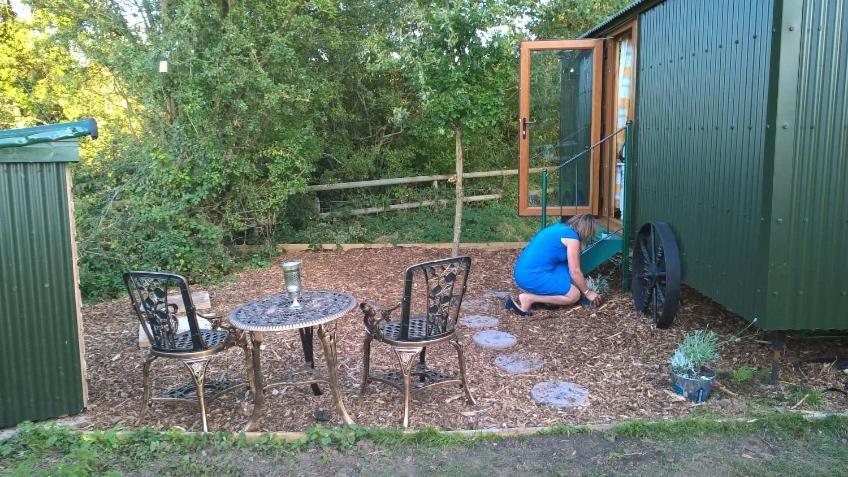 Glamping Malvern Shepherd Hut Exterior foto